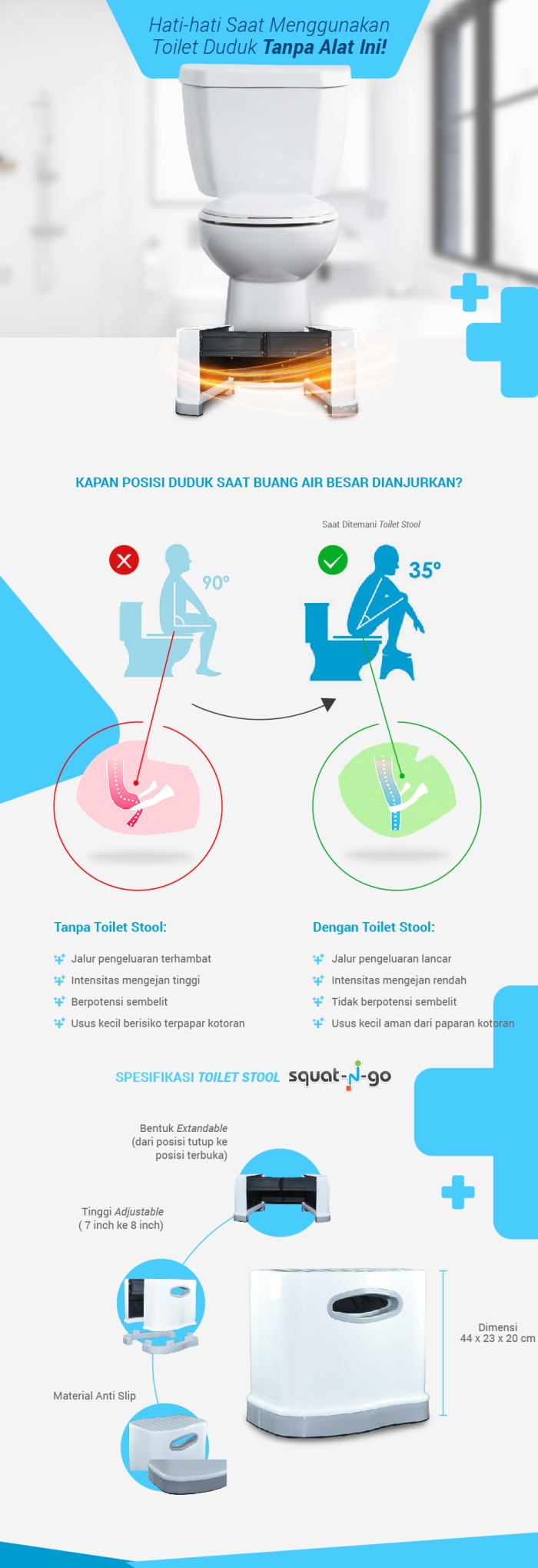 Hati hati Saat Menggunakan Toilet  Duduk  Tanpa Alat Ini 